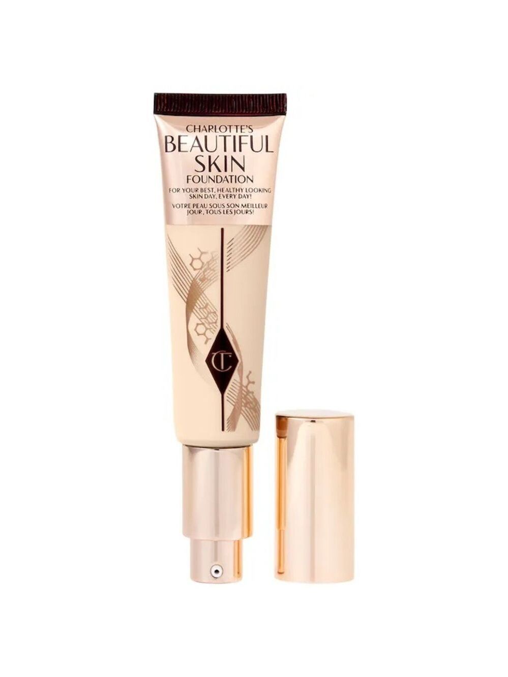 New-Charlotte Tilbury Beautiful Skin Foundation various shades.